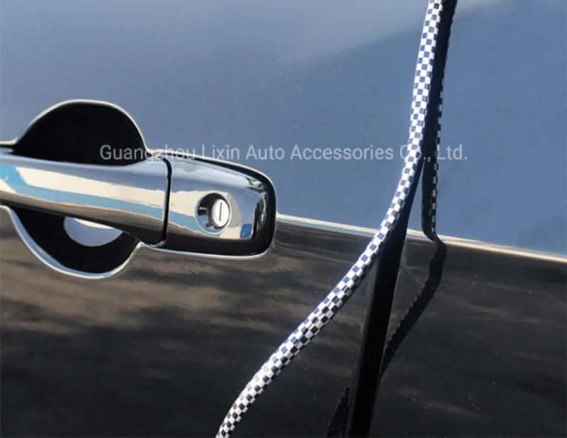 U Shape Silver Car Door Moulding Scratch Protector Sticker Strip Edge Guards Trim Seal Strip