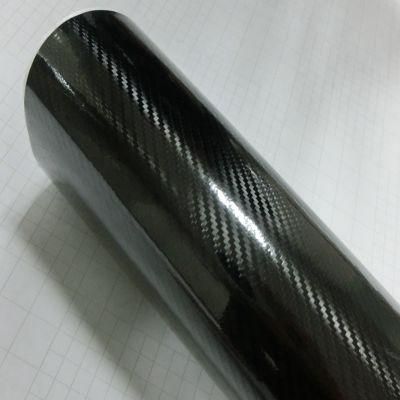 Super Glossy Black Car Wrap Carbon Fiber Car Cover Vinyl 5D