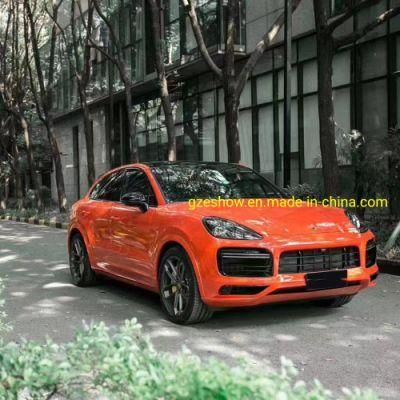 Orange Pet Backing Gloss Crystal 3m Car Foil Vinyl Wrap Film