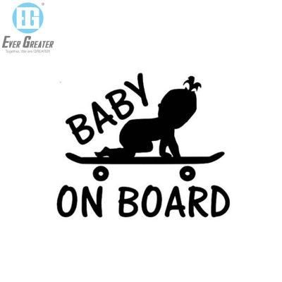 Baby Yoda on Board Stickers Funny Window Vinyl Decal Sticker Custom Baby on Board Car Sticker