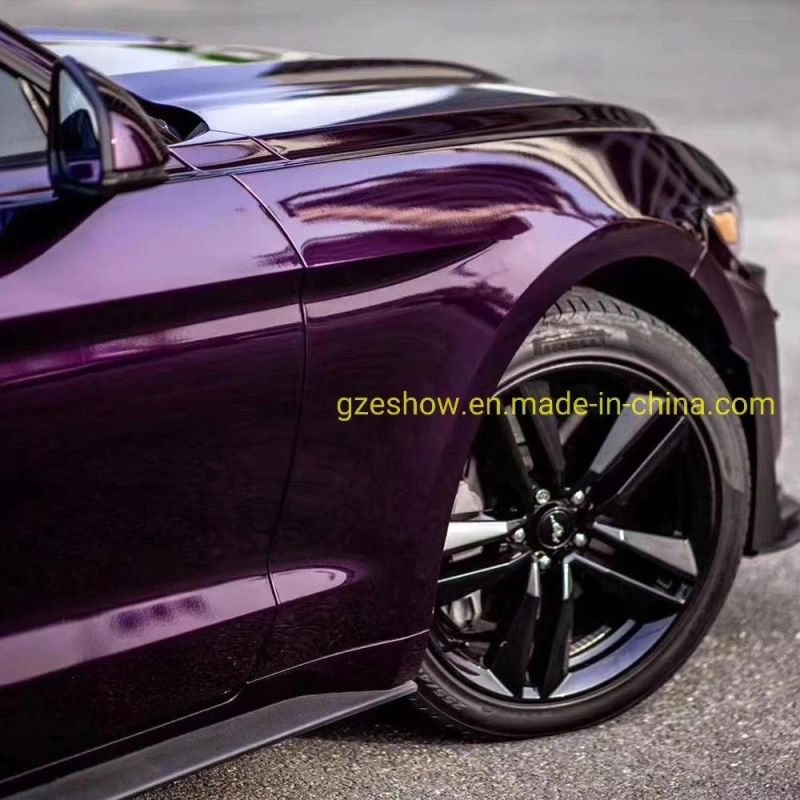 Purple Super Glossy Metallic Car Vinyl Wrap