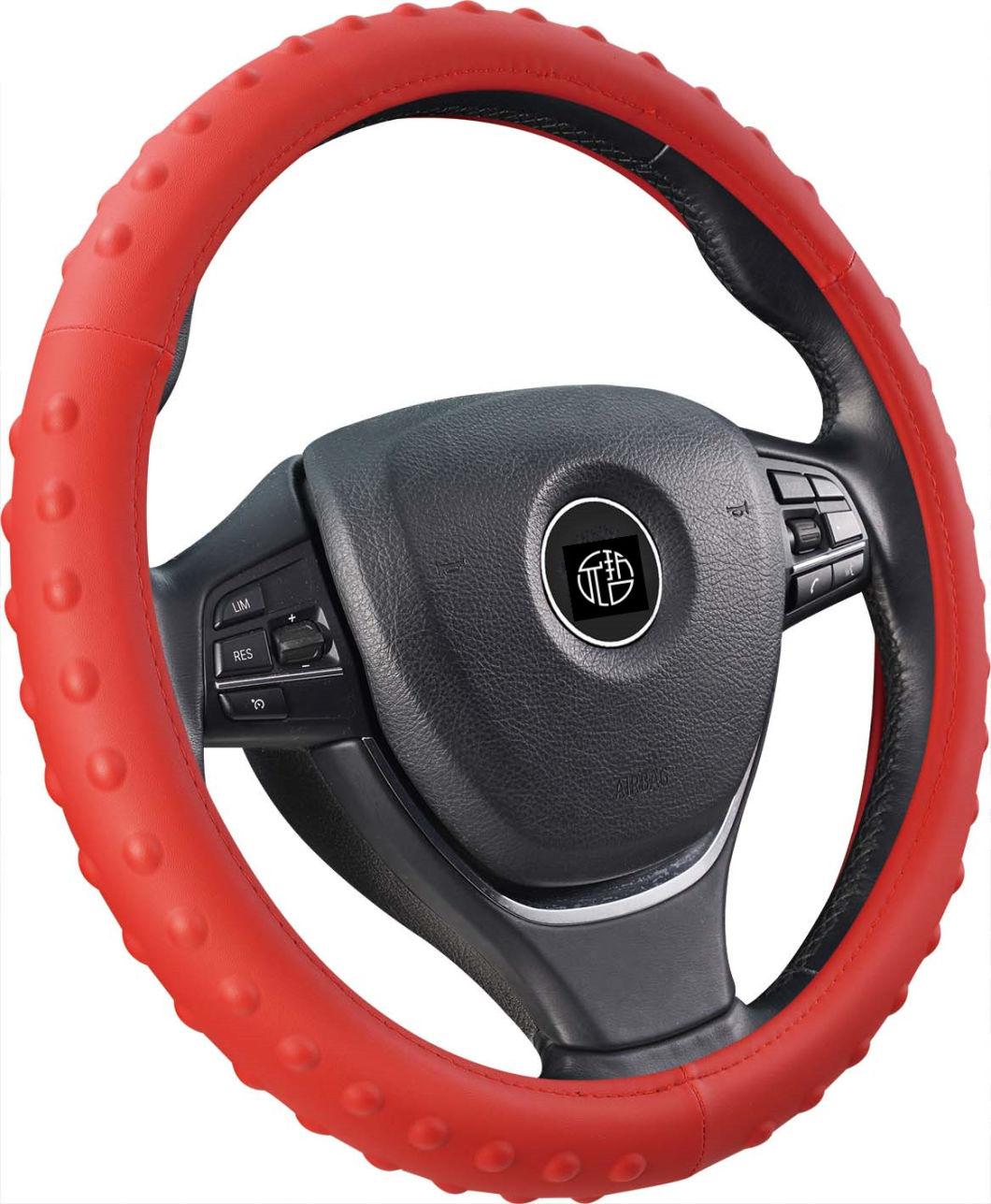 Massage Grip Colorful Anti Skid Soft Touch PVC Steering Wheel Covers
