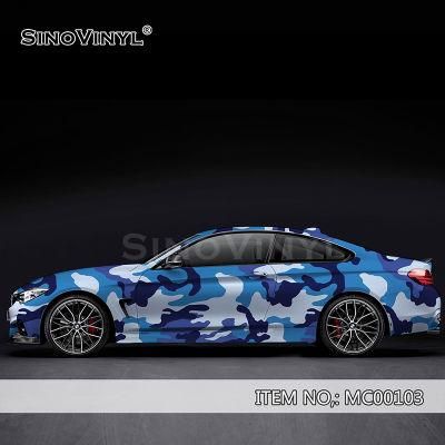 SINOVINYL Hot Sale Color Custom Camouflage Vinyl Silkscreen Film Car Color Change Wrapping Vinyl