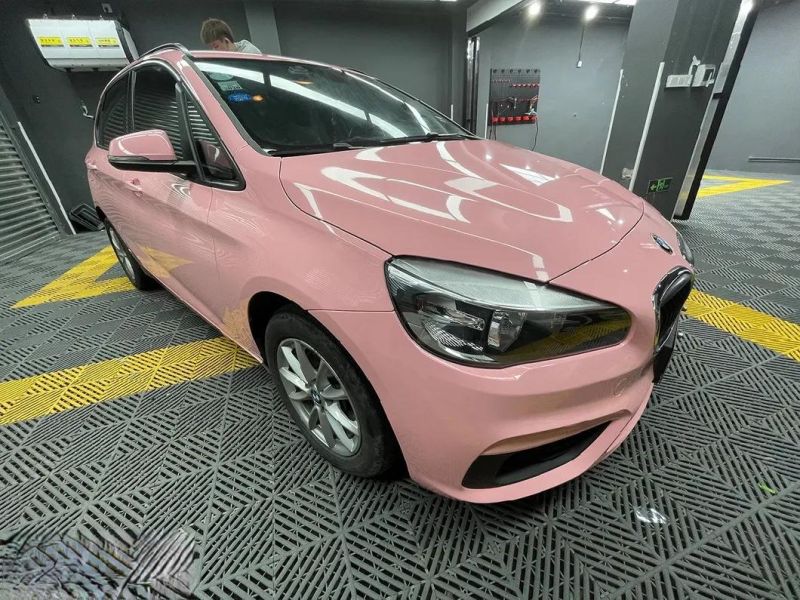 Crystal Rouge Pink Wrapping Sticker Vinyl Car Film