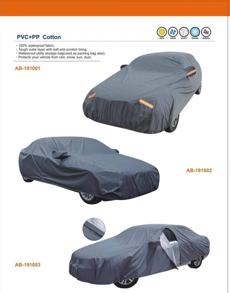 Auto PVC+PP Cotton Car Cover UV Snowproof Waterproof Full Car Covers