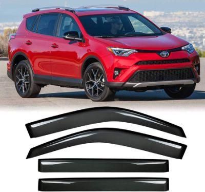 4PCS Driver+Passenger Side Sun Rain Guard Vent Shade Window Visors