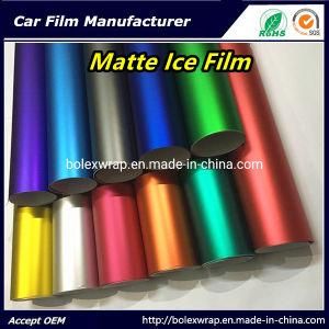 Hot Sell Car Matte Chrome Film Ice Car Sticker, Chrome Wrap Vinyl 152cm with