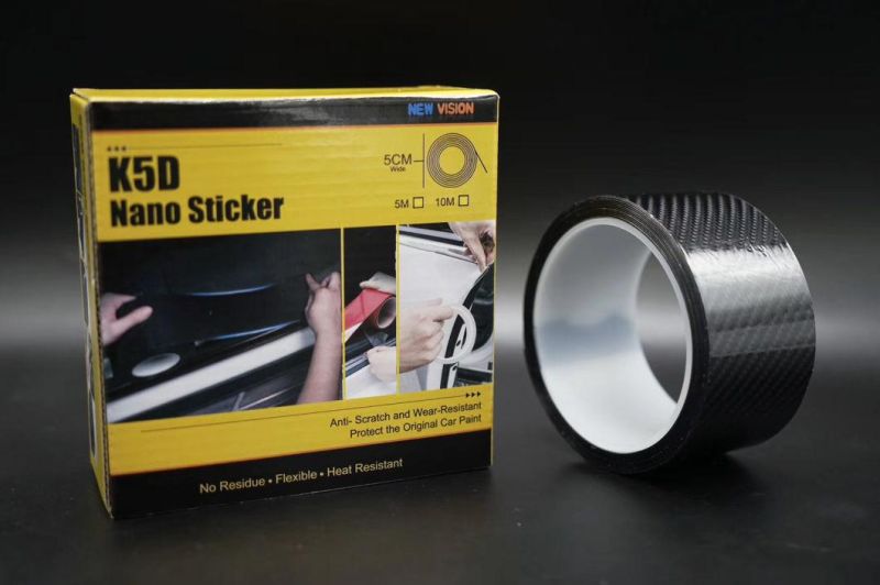 Anti Scratch 5D Carbon Fiber Car Protection Sticker/Tape