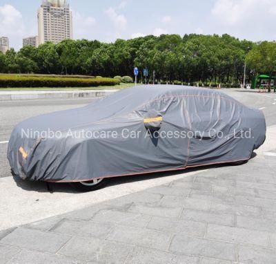 Newest Design 250g PVC and PP Cotton Car Cover with Reflector