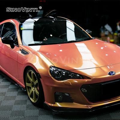 SINOVINYL High Quality Air Bubble Free Mystic Coral Removable Car Wrapping Body Film