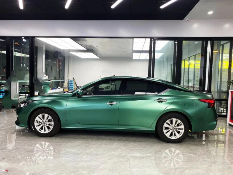 Pearl Metallic Gemstone Green Car Wrap Vinyl Film Chrome Plating