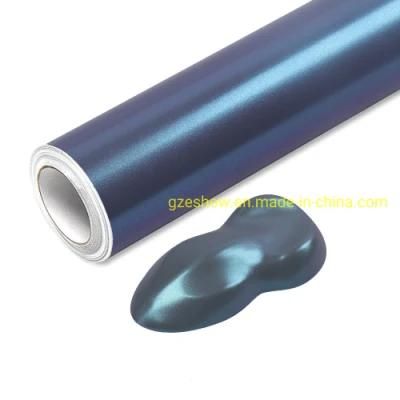 Matte Diamond Ash Charm Blue Car Wrap Sticker