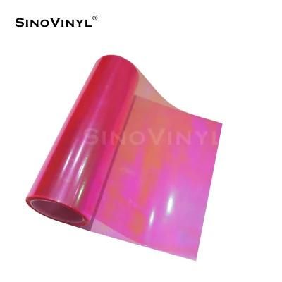 SINOVINYL Popular Selling Wholesale 3 Layers Color Change PVC Vinyl Waterproof Stickers Chameleon Headlight Tint Film