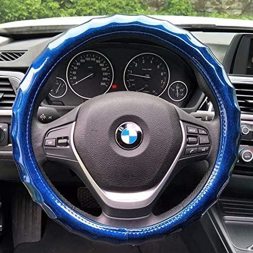 Car Shiny Steering Wheel Cover Car Men′s and Women′s Sky Cute General Motors 14.5 15-Inch Anti-Skid Wave Wheel Cover, Blue