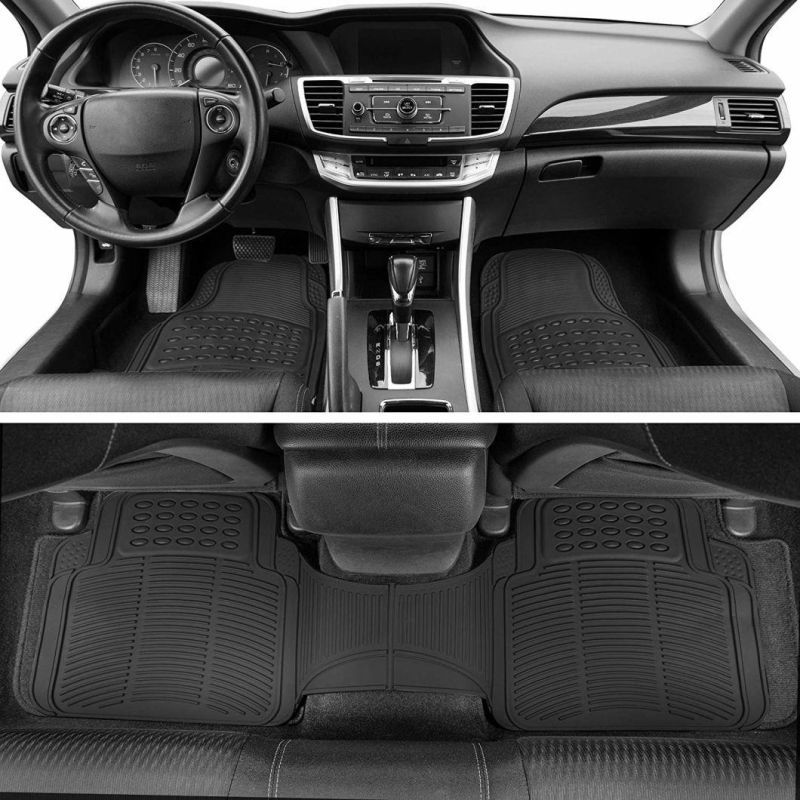 Black Rear Floor Mat for All Weather