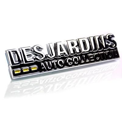 ABS Chromed Custom Car Badges 3D Letter Numbers Plastic Auto Logo Names Plastic Metal Emblems