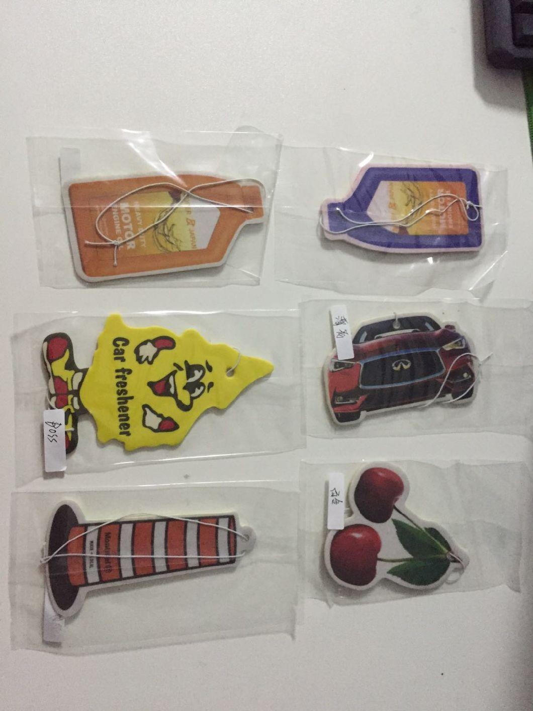 Customized Shape Hanging Paper Car Air Freshener with Fragrance