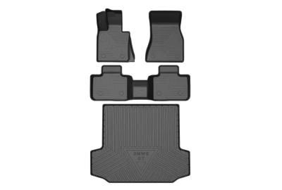 All-Weather Rubber Front Rear Seat TPE Floor Liners/ Mats Compatible for BMW X6 Gt