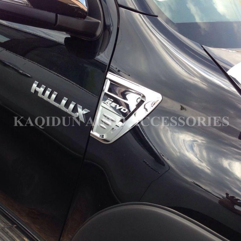 Chrome ABS Side Light Cover for Hilux Revo 2016