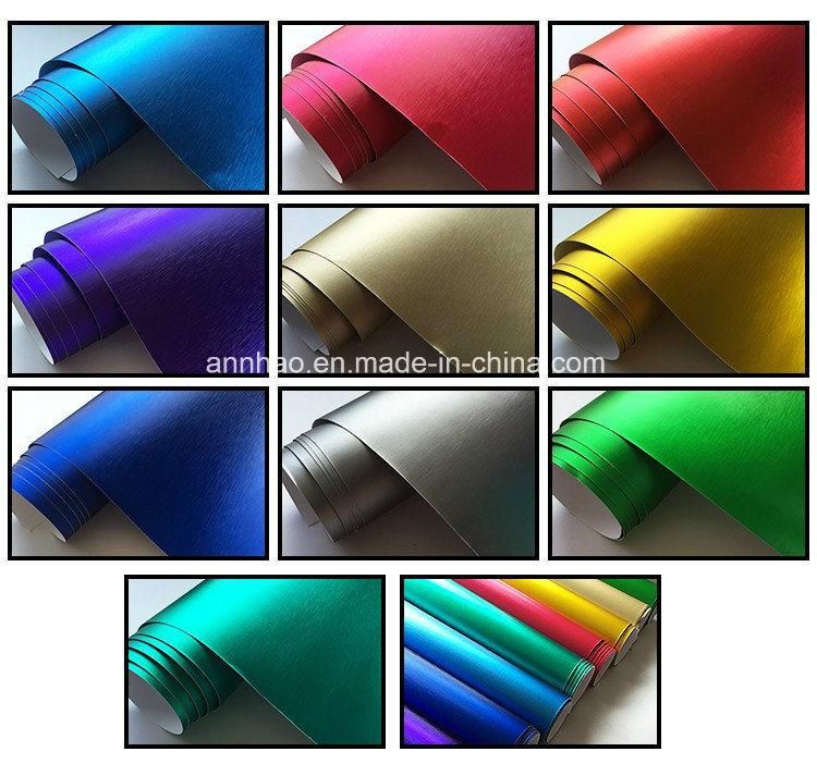 Wholesale Vinyl Sticker Brushed Matte Chrome Car Wrapping Film