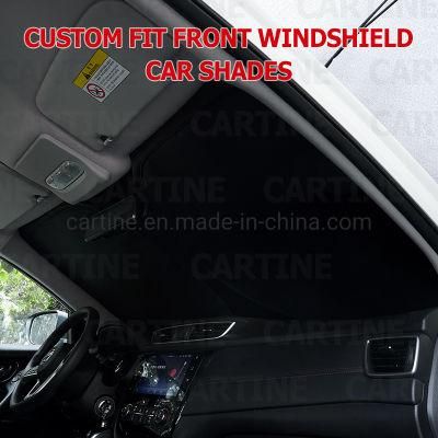 Custom Fit Car Front Window Shield Sunshade Curtain