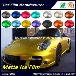 Used for Automobiles &amp; Motorcycles Wrap Stickers Metallic Matte Chrome, Car Wrapping Film