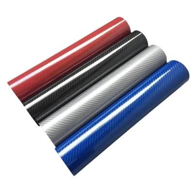 Colored Cheap Price Carbon Fiber Stretchable Film Plastic Wrapping Film PVC Material Waterproof Vinyl Car Wraps