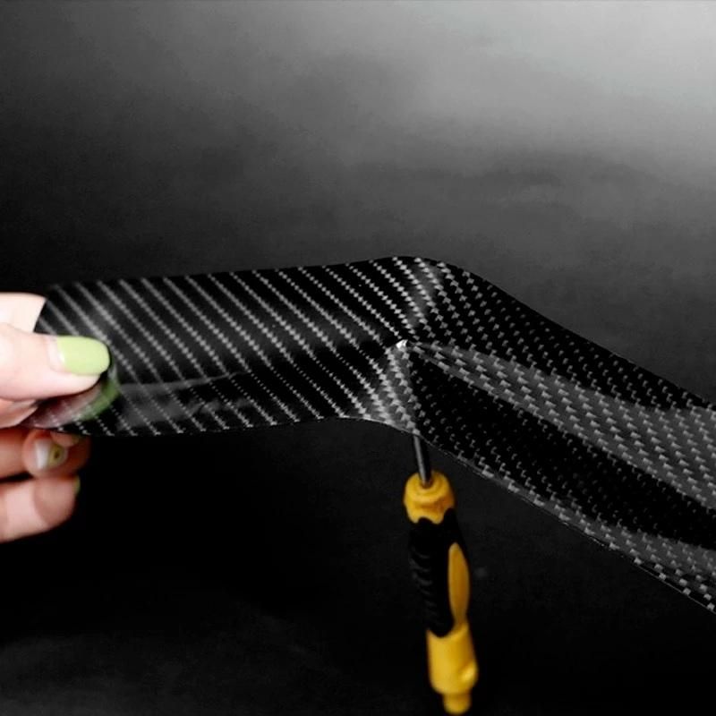 1/3/5/7/10m Carbon Fiber Protector Strip Sticker Auto Bumper Door Sill Protection Anti-Stepping Car Decoration Tape