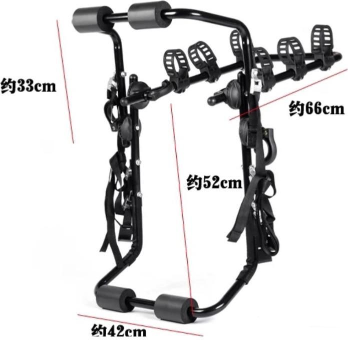 Steel Car Rear Mounted Bike Rack Bicycle Carrier