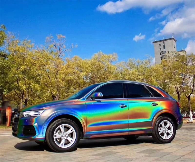 Rainbow Laser Ash Car Film Car Vinyl Wholesale