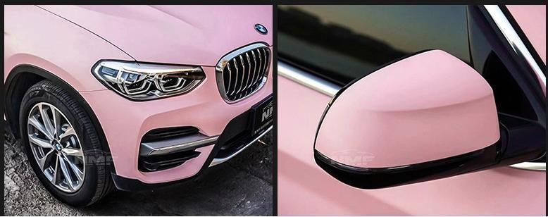 Color Changing Film Matte Pale Pink Wrap Sticker Vinyl Film