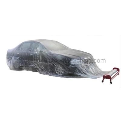 Disposable Clear HDPE Overspray Plastic Sheeting Masking Film for Auto Painting Protector