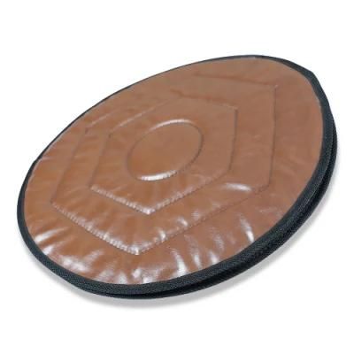 Brown 45cm Rotating Swivel Car Seat Cushion