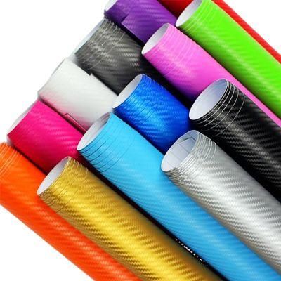 Factory Sticker Wrap Car Wrapping 3D Carbon Fiber Film/Carbon Fibre Vinyl/Car Wrap Bubble Free Channel Design Car Interior Exterior Decoration