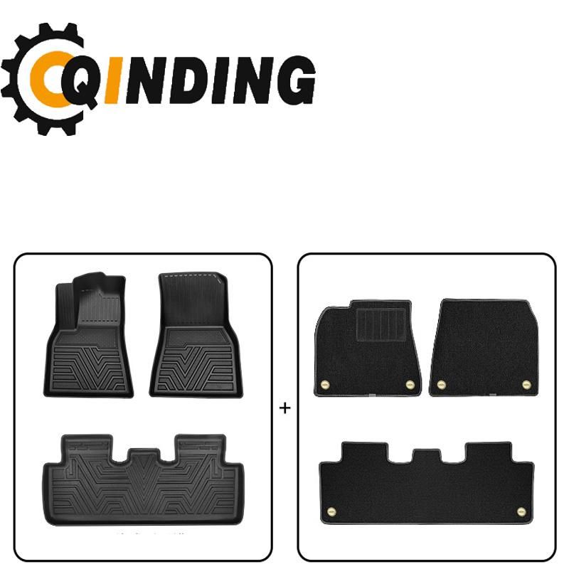 Rubber All-Season Trim-to-Fit Floor Mats for Cars