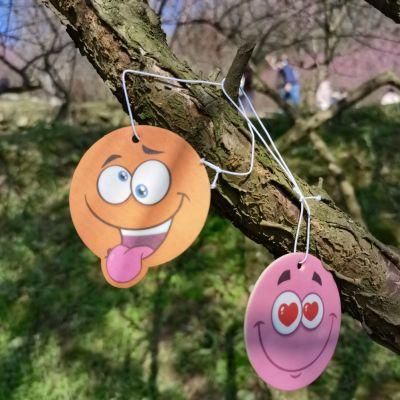 Car Air Freshener Smile Shape Paper Hanging Perfume Car Accessories Interior Cute Freshener Ambientador Coche