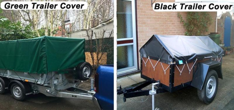 PVC Tarpaulin Waterproof Cargo Trailer Cage Cover Open Trailer Cover