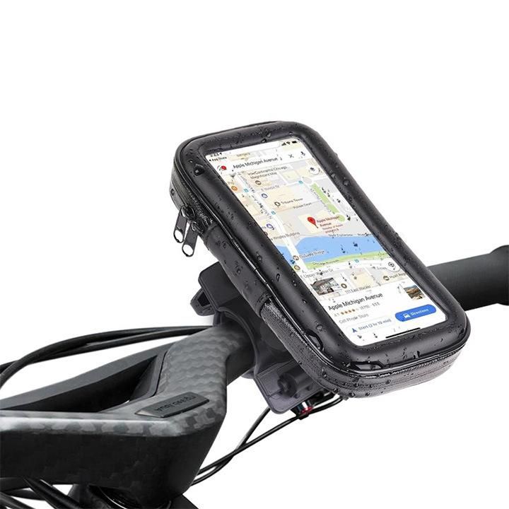 Bike Phone Front Frame Bag - Waterproof Bicycle Top Tube Cycling Phone Mount Pack Phone Case for I Phone 11