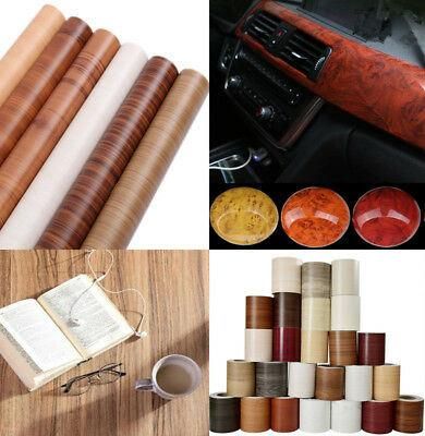 Car Matt Self-Adhesive Wood Grain Textured Vinyl Auto Wrapping Roll Sticker Decal Film