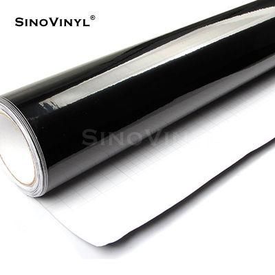 SINOVINYL Glossy Black Color Car Roof Film Sunoof Sticker Wrap Vinyl Protective Film