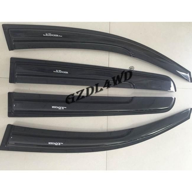 Acrylic Plastic Car Accessories Window Visor for Ford Ranger T6 T7