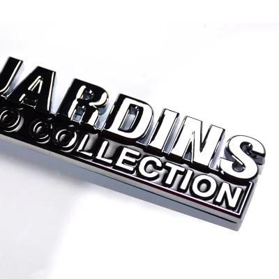 Custom Luxury Strong Adhesive 3D ABS Plastic Chrome Auto Brands Logo Names Sticker for Car Label