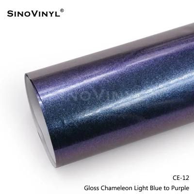 SINOVINYL Chameleon Electro Metallic Car Body Decoration Vinyl Color Changing Film Stickers