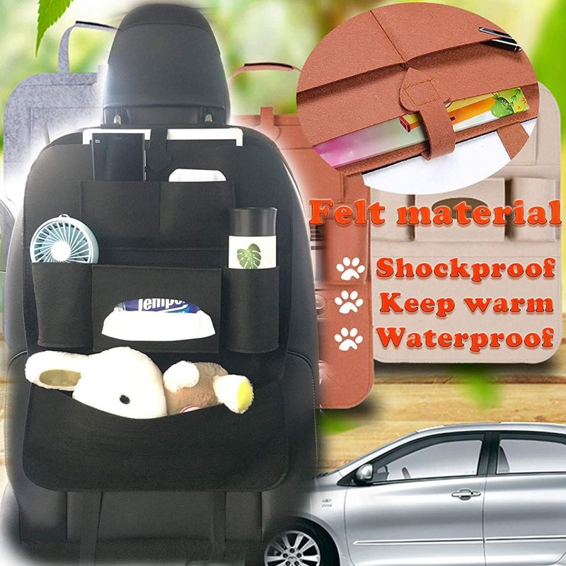 Waterproof Seat Back Protectors Car Organizer Kids Durable Kick Mats Kids Travel Accessories Organizer