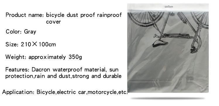 Bicycle Dust Cover Rain Proof Sun Protection Dust Proof