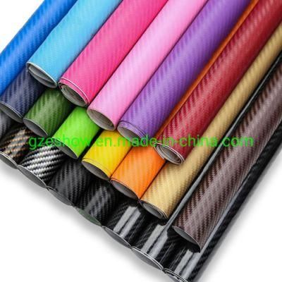 3D Carbon Fiber Black Color Car Decoration Film