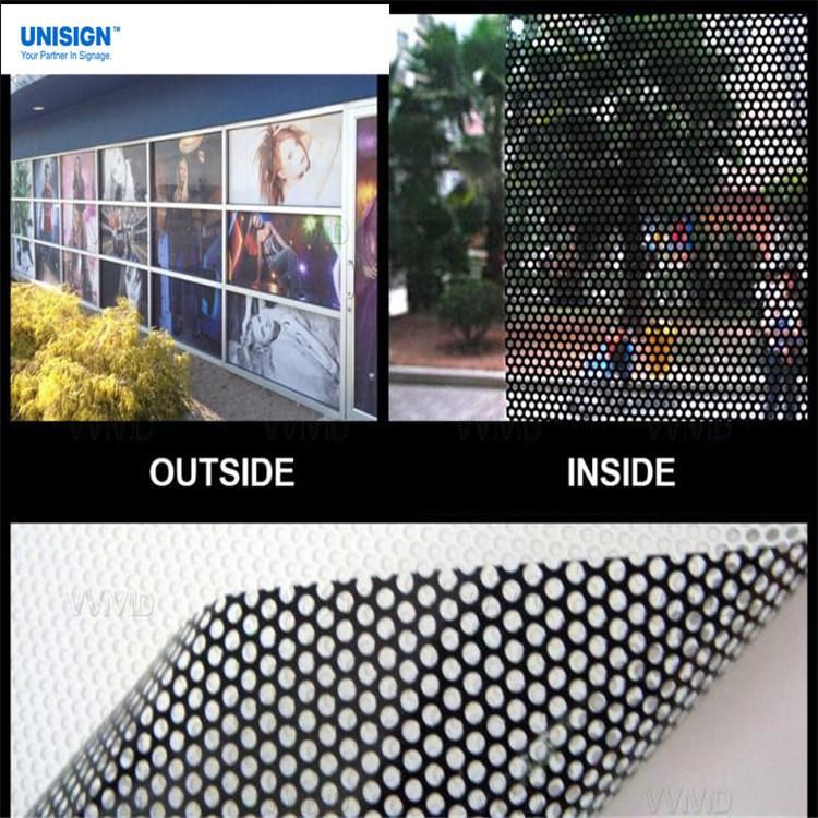 Micro Perforated Vinyl One Way Vision Transparent Window Film