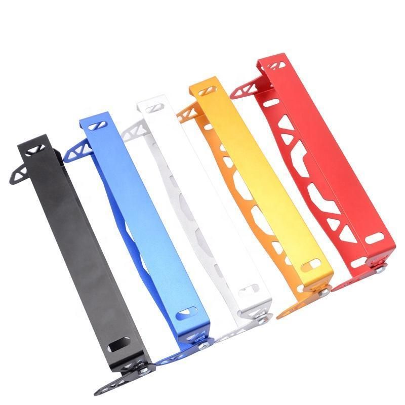 Car Universal Aluminum Adjustable Rotating Car License Plate Frame Holder