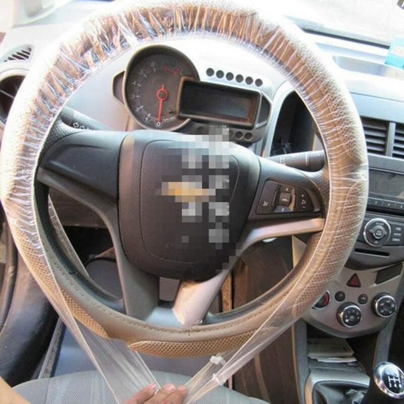 Universal Disposable Plastic Steering Wheel Cover Waterproof