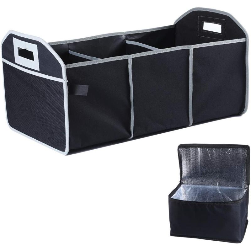 Trunk/Car Organizers and Storage, Folding Compartments Are Easily Expandable, Large Storage Capacity Suit Any in-Vehicle Organizers